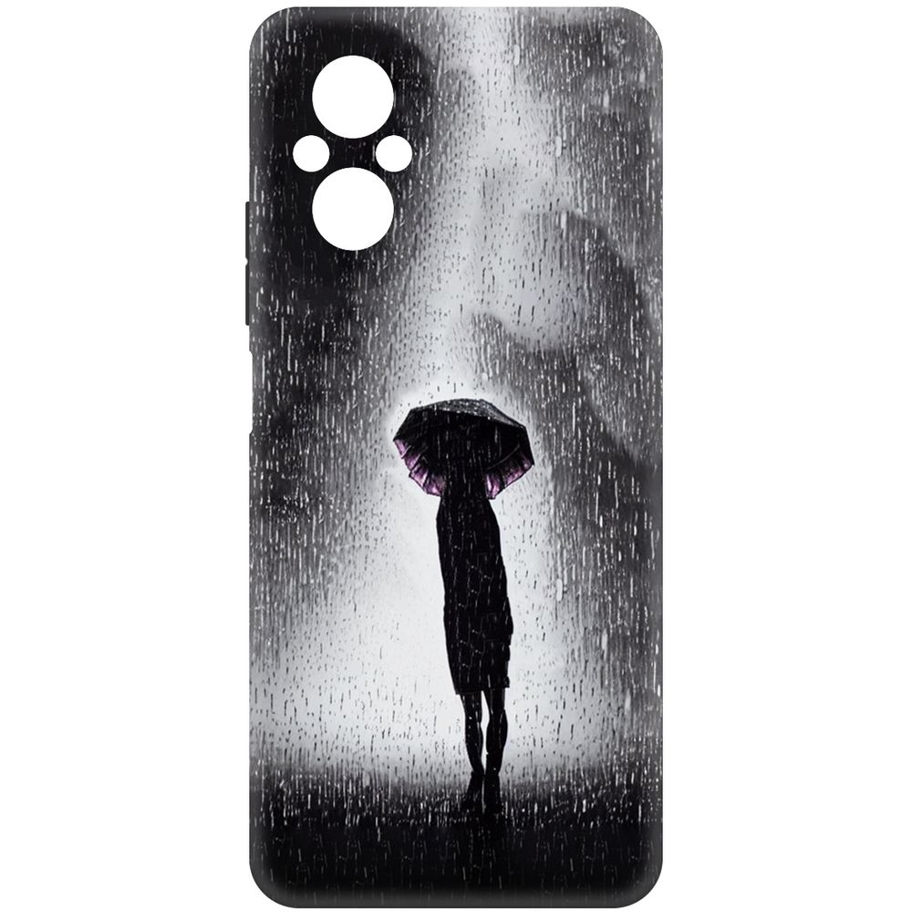 

Чехол-накладка Krutoff Soft Case Ночная крипота для Realme C67 черный