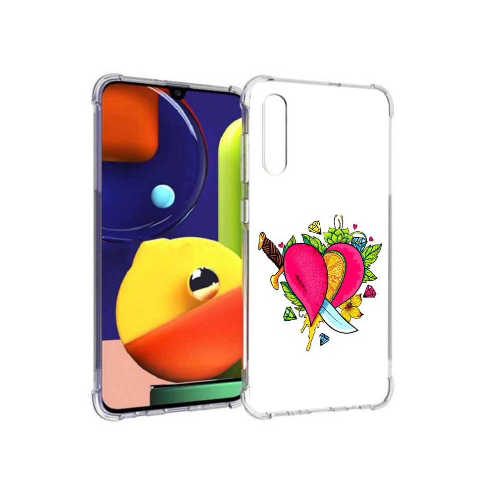 

Чехол MyPads Tocco для Samsung Galaxy A70 Фруктовое сердце (PT128584.546.188), Прозрачный, Tocco