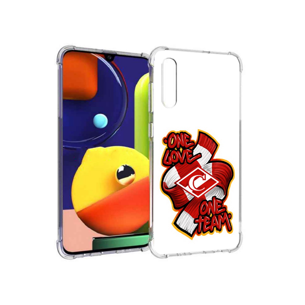 

Чехол MyPads Tocco для Samsung Galaxy A70 ФК спарак 1 любовь (PT128584.546.184), Прозрачный, Tocco