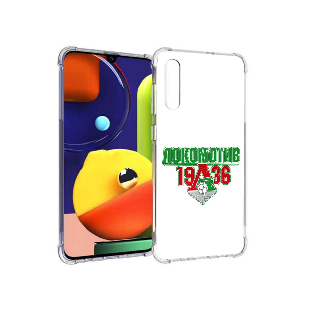 

Чехол MyPads Tocco для Samsung Galaxy A70 ФК локомотив 1936 (PT128584.546.182), Прозрачный, Tocco