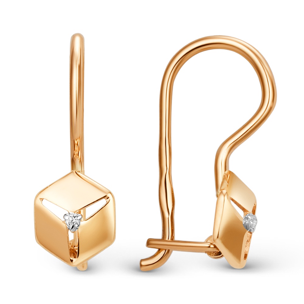

Серьги из золота 585Gold 602002085, фианит, 602002085