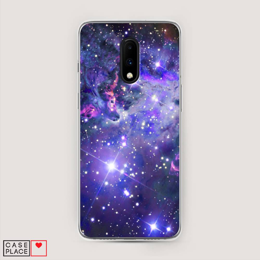 

Чехол Awog на OnePlus 7 / ВанПлас 7 "Яркая галактика", Фиолетовый, 150750-4