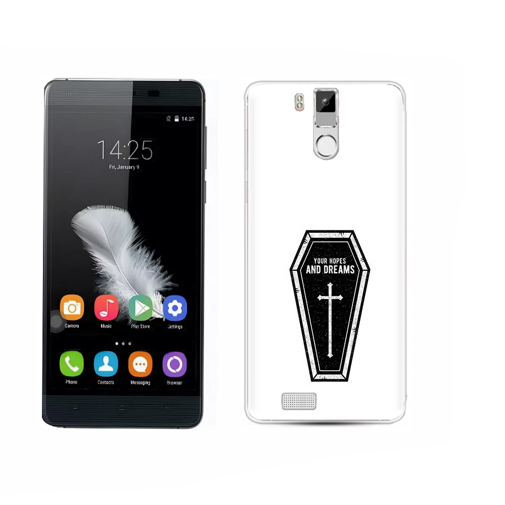 

Чехол MyPads Tocco для Oukitel K6000 Pro гроб с мечтами, Прозрачный, Tocco