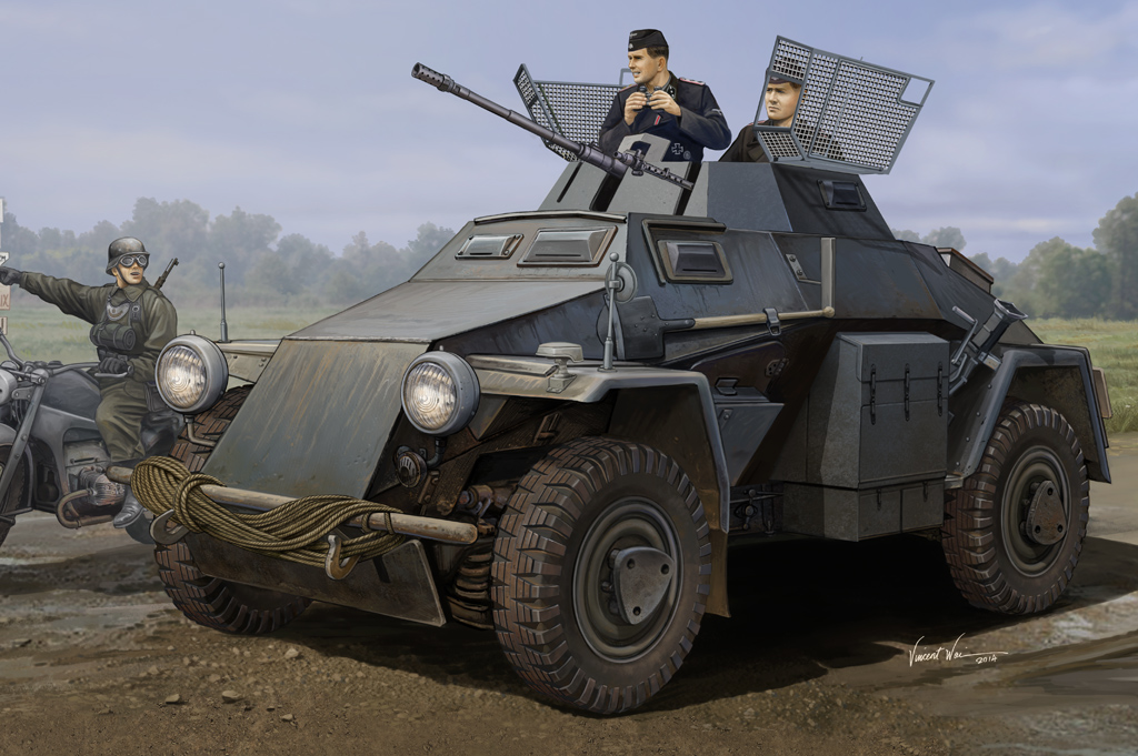 

Сборная модель HobbyBoss 1/35 Лёгкий немецкий бронеавтомобиль Sd.Kfz. 222 83816