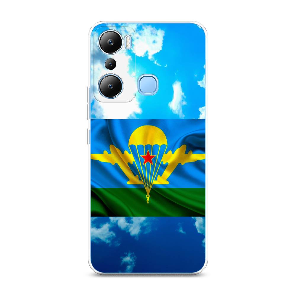 

Чехол Awog на Infinix HOT 20i "ВДВ флаг в небесах", Синий;зеленый;желтый, 3102950-5