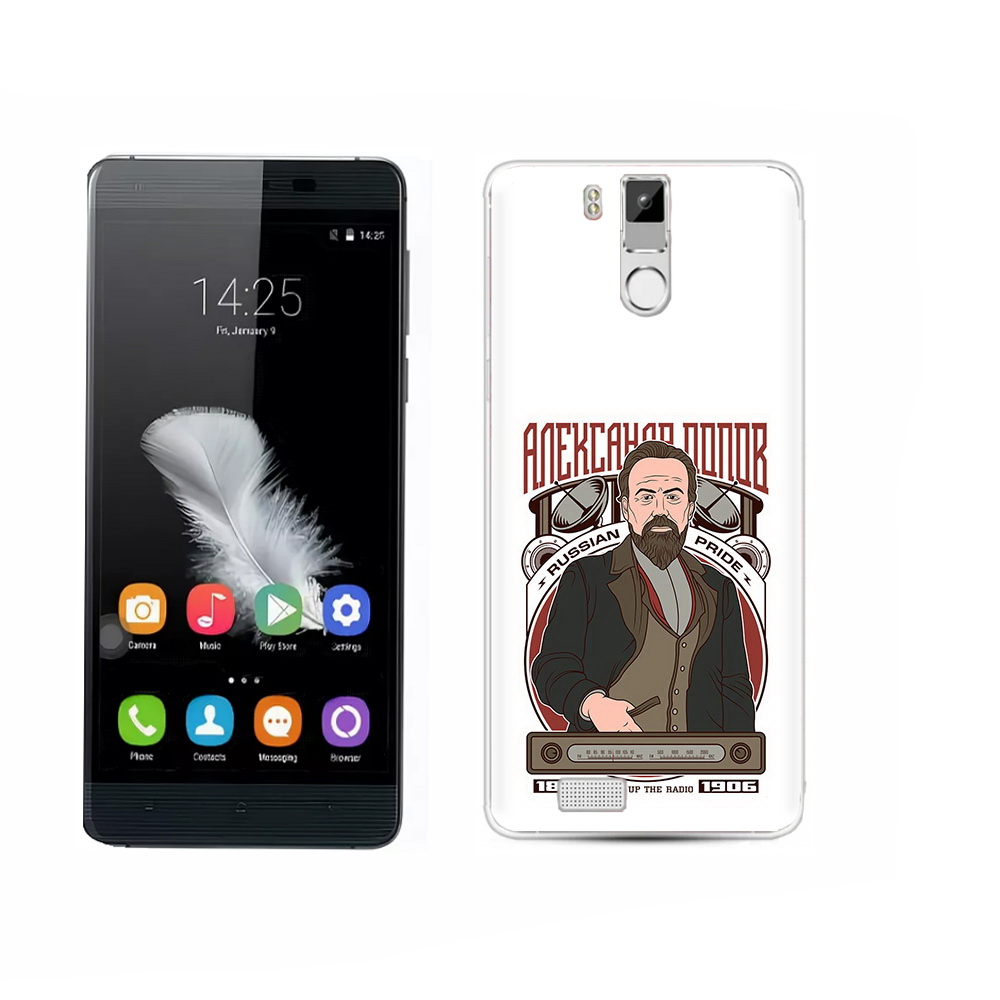 

Чехол MyPads Tocco для Oukitel K6000 Pro Александр Попов, Прозрачный, Tocco
