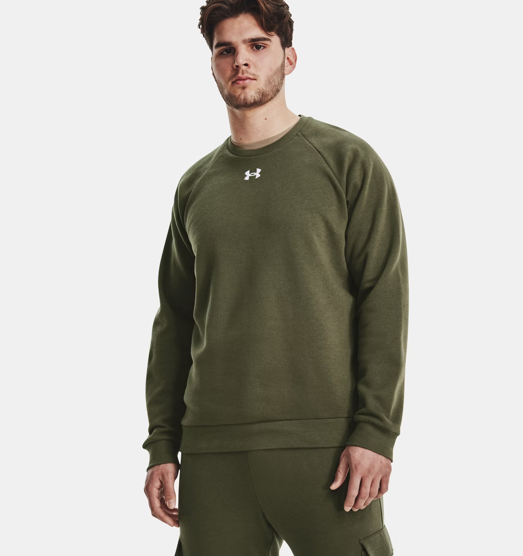 Свитшот мужской Under Armour 1379755-390 хаки M