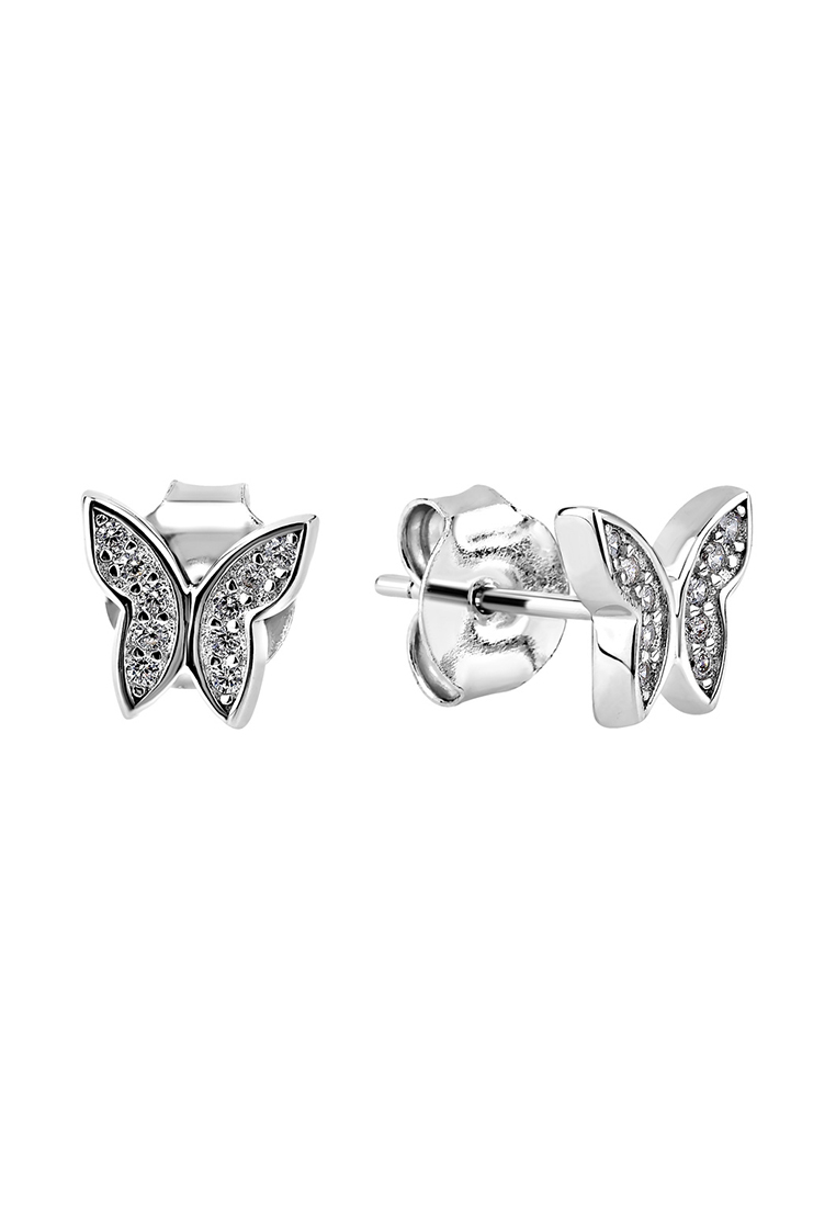 

Серьги-пусеты из серебра с фианитом Kari Jewelry СЛ-669Л, СЛ-669Л