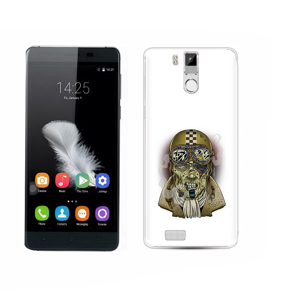 

Чехол MyPads Tocco для Oukitel K6000 Pro военный зомби, Прозрачный, Tocco