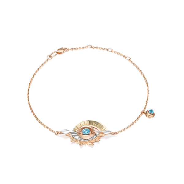

Браслет из золота р. 21 PLATINA jewelry 05-0681-00-201-1140-75, топаз, 05-0681-00-201-1140-75