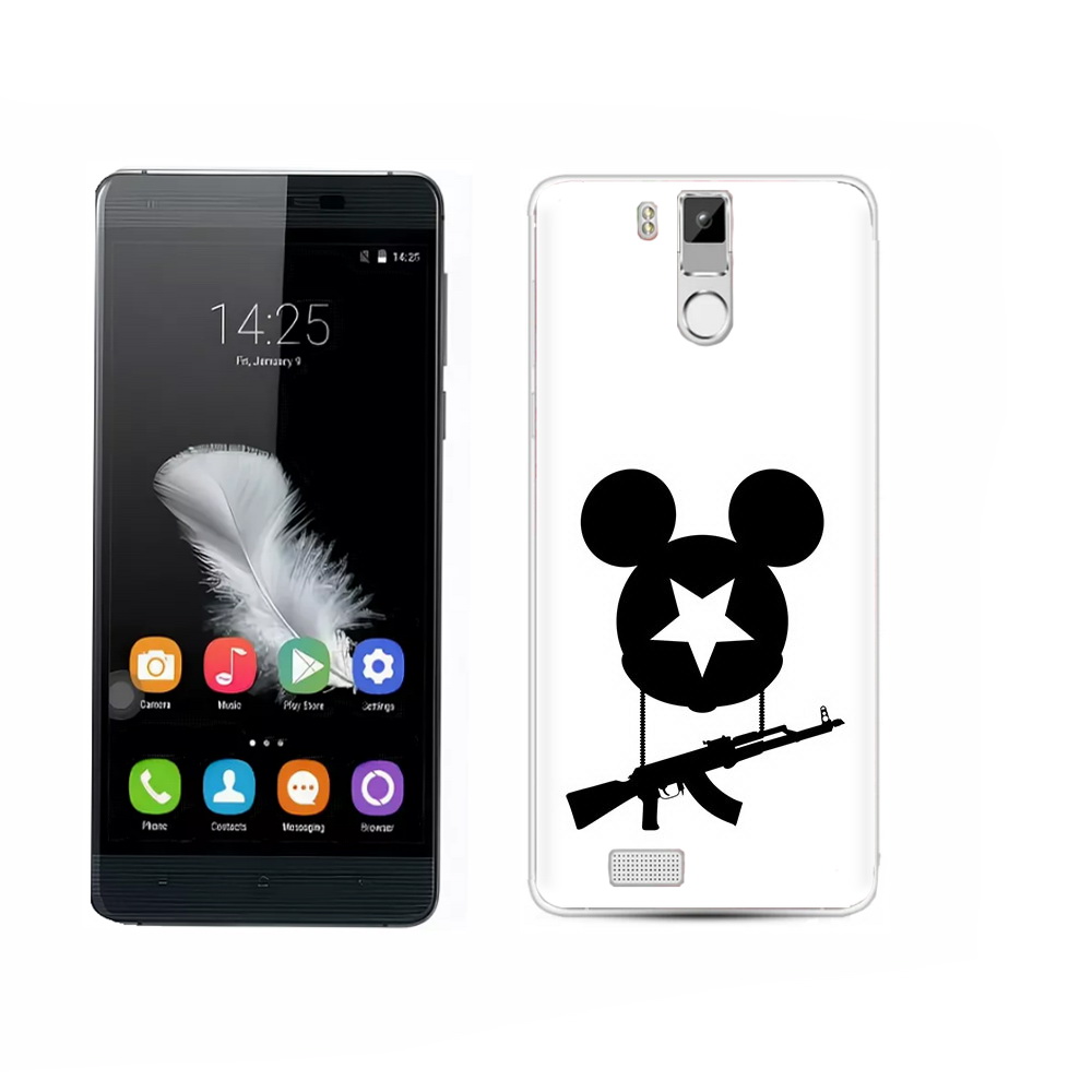 

Чехол MyPads Tocco для Oukitel K6000 Pro АК Микки, Прозрачный, Tocco