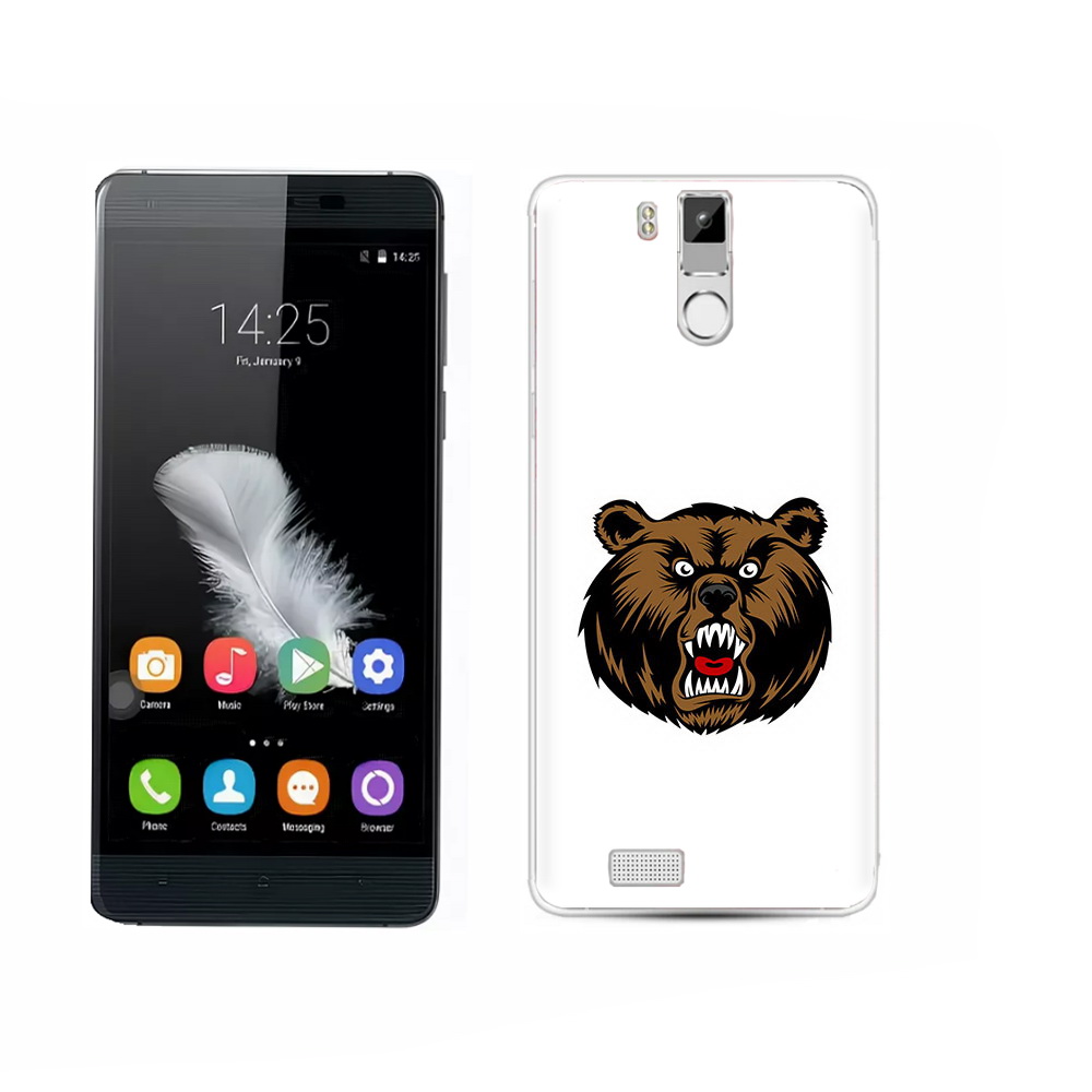 

Чехол MyPads Tocco для Oukitel K6000 Pro бурый, Прозрачный, Tocco