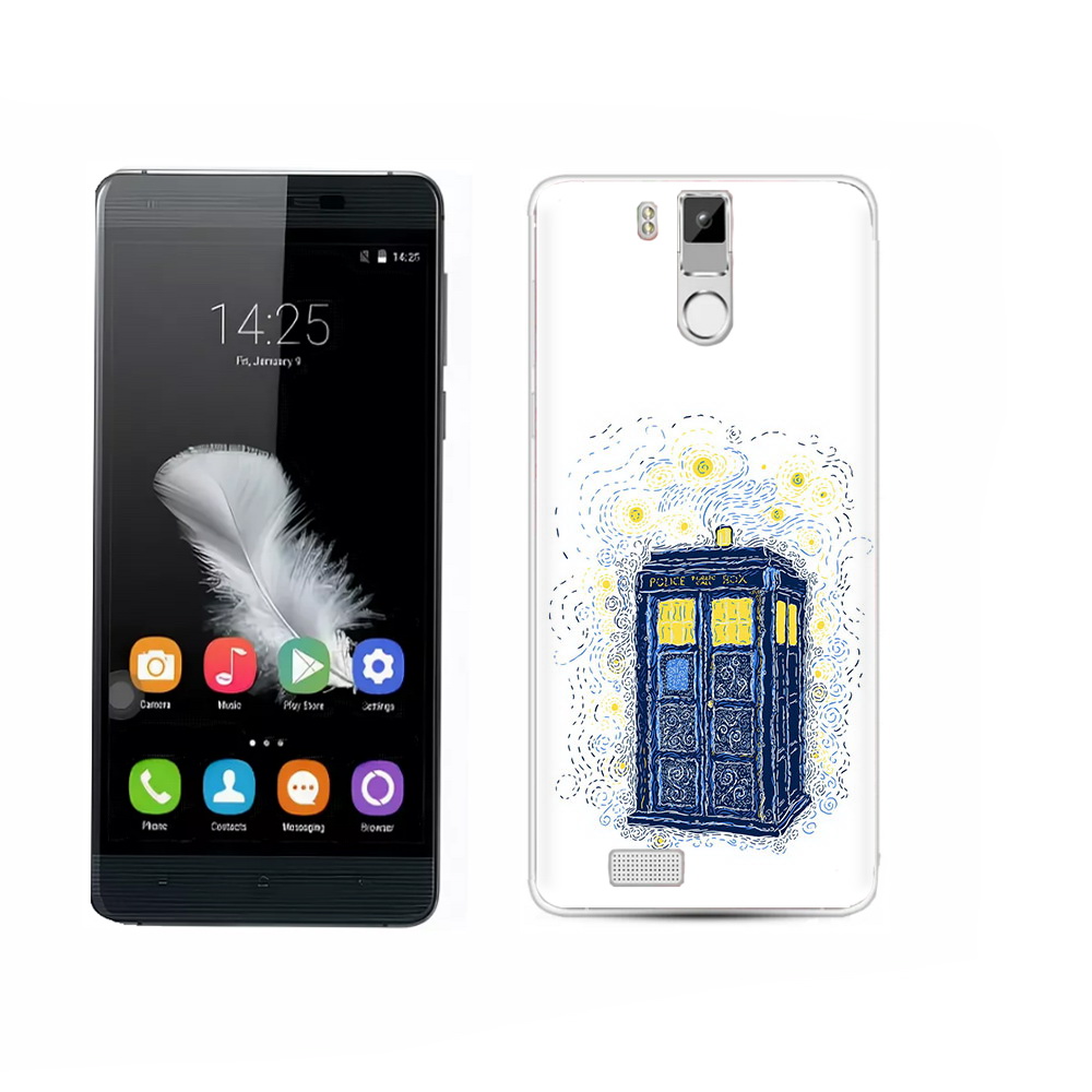

Чехол MyPads Tocco для Oukitel K6000 Pro будка рисунок, Прозрачный, Tocco