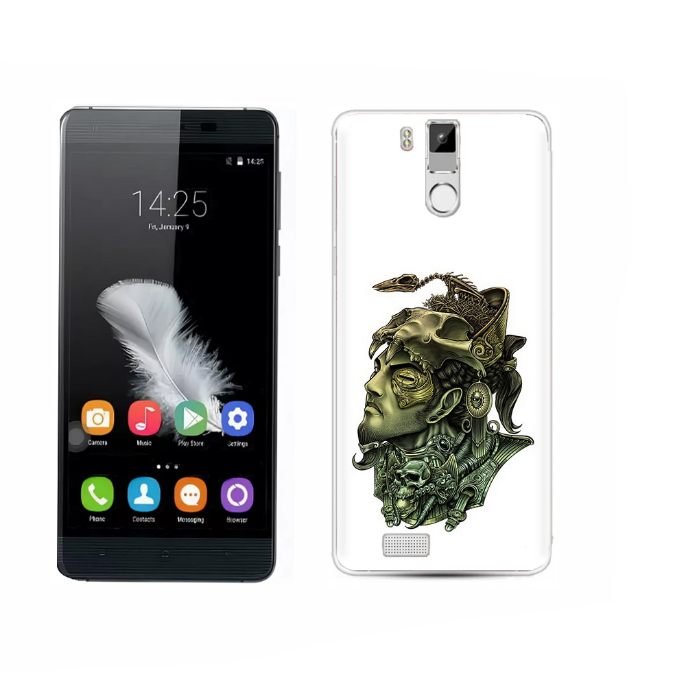 

Чехол MyPads Tocco для Oukitel K6000 Pro бронзовый воин, Прозрачный, Tocco