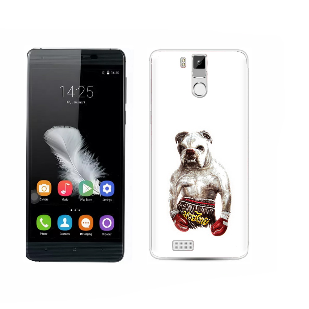 

Чехол MyPads Tocco для Oukitel K6000 Pro боксер, Прозрачный, Tocco