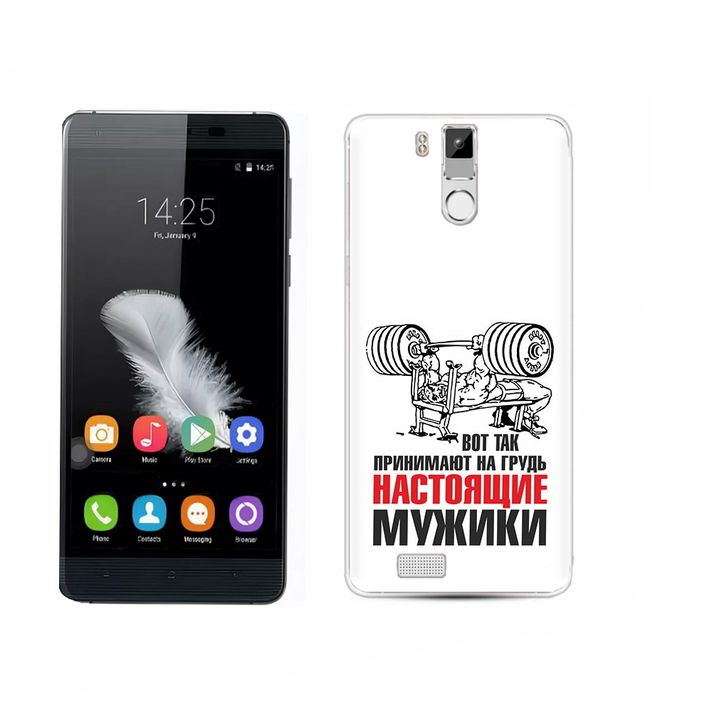 

Чехол MyPads Tocco для Oukitel K6000 Pro бодибилдинг для мужиков, Прозрачный, Tocco