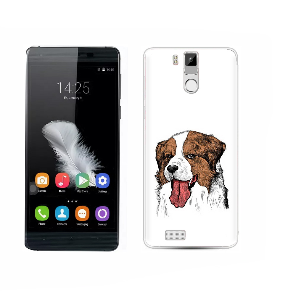 

Чехол MyPads Tocco для Oukitel K6000 Pro бетховен, Прозрачный, Tocco