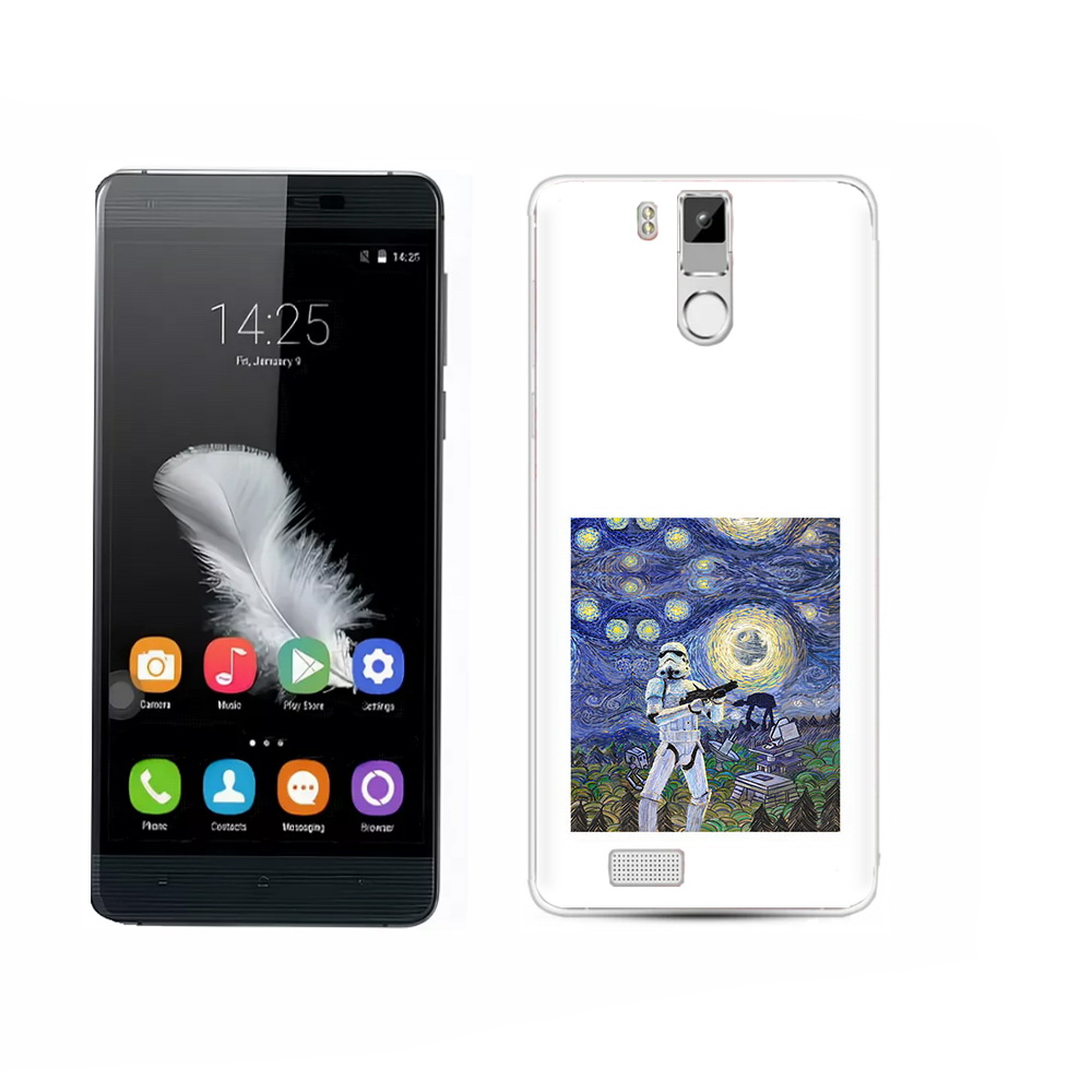 

Чехол MyPads Tocco для Oukitel K6000 Pro star wars звездная ночь, Прозрачный, Tocco