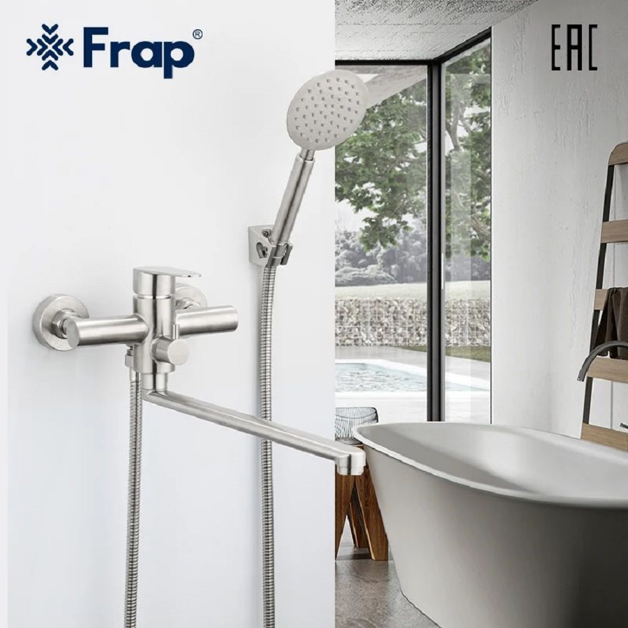 

Смеситель для ванны Frap F2248, Серебристый