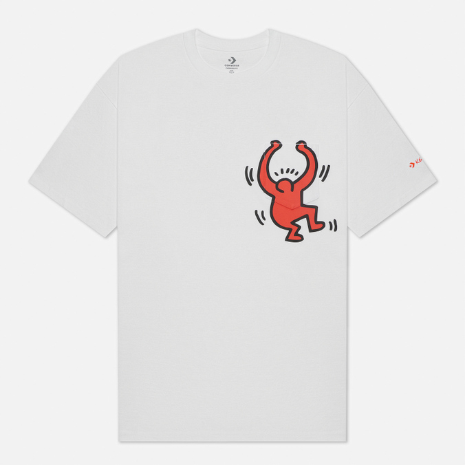 

Футболка мужская Converse 10022253100 белая XS, 10022253100