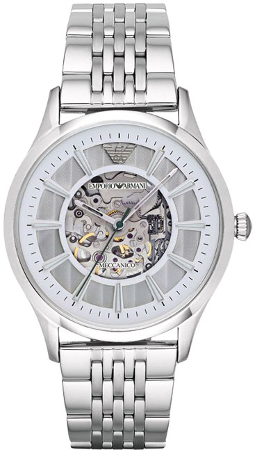 фото Наручные часы мужские emporio armani ar1945 серебристые