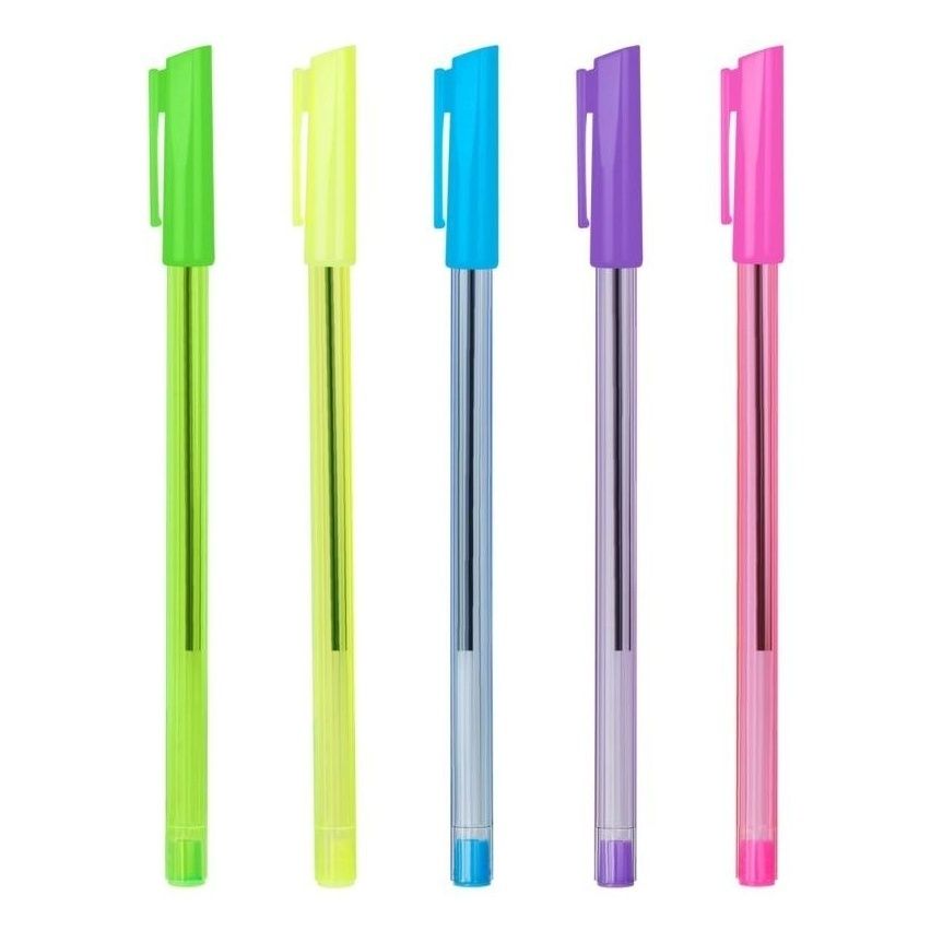 

Ручка шариковая Стамм 800 пишущий узел 0,7 мм линия письма 0,5 мм синий в ассортименте