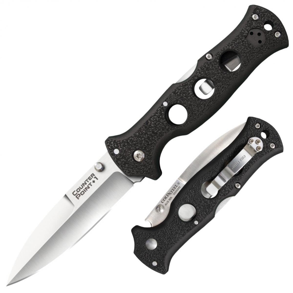 

Туристический нож Cold Steel Counter Point I, black, Черный, Counter Point I