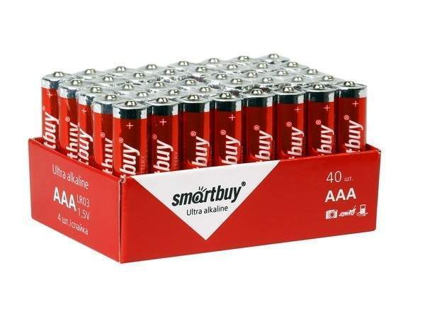 Элемент питания Smartbuy Lr03/286 Bulk40 Sbba-3A40S (арт. 580080)