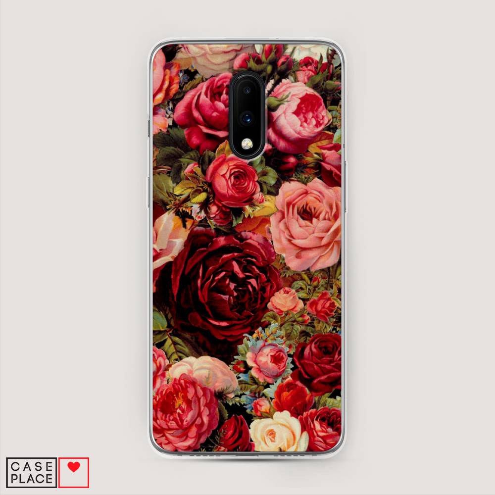 

Чехол Awog на OnePlus 7 / ВанПлас 7 "Розы винтажные", 150750-8