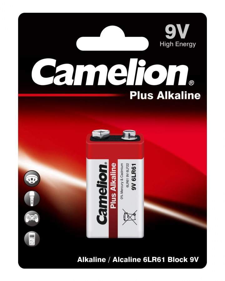 

Элемент питания Camelion Plus Alkaline 6LR61 BL1 (арт. 112577)