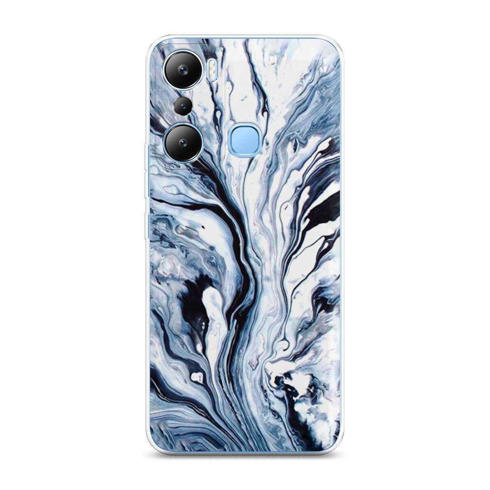 

Чехол Awog на Infinix HOT 20i "Голубой минерал мрамор", 3102950-3