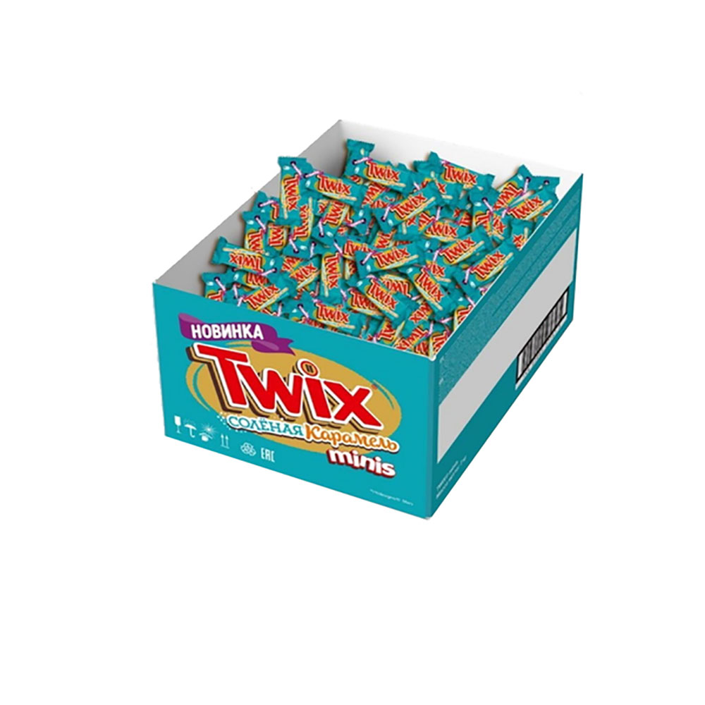 

Печенье Twix Minis Соленая Карамель сахарное в молочном шоколаде