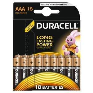 

Элемент питания Duracell Lr03/286 Bl18 (арт. 427225)