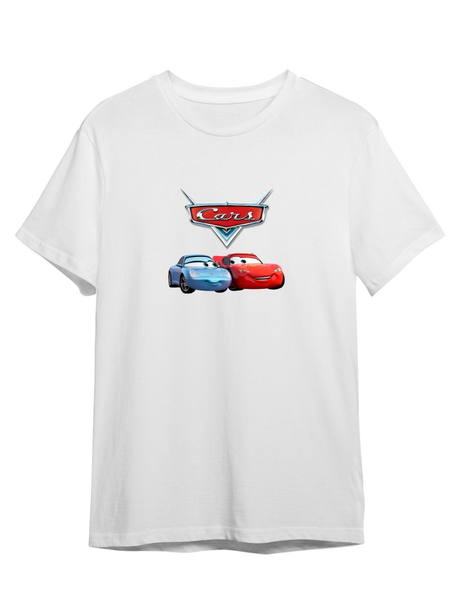 фото Футболка унисекс сувенирshop тачки/cars/молния маккуин 9 белая xl