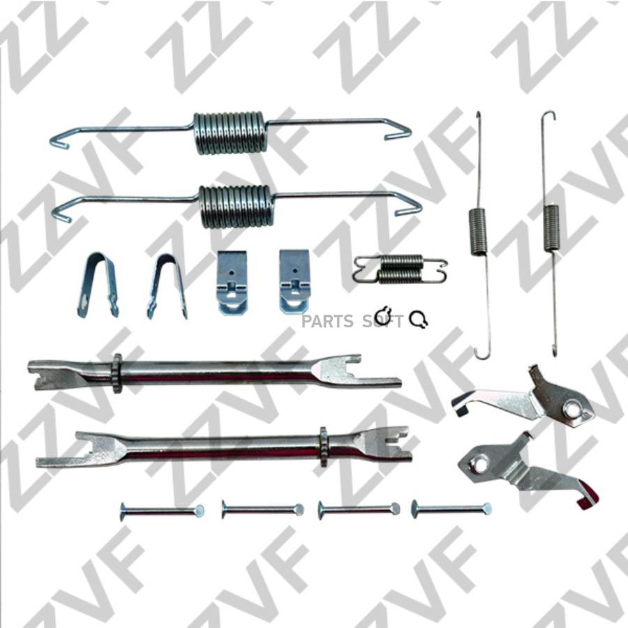 Ремкомплект монтажный тормозных колодок ZZVF ZVCER286