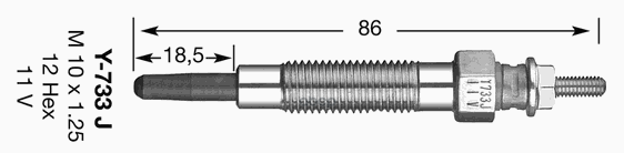 

Cвеча Накала D-Power 13 NGK 6592