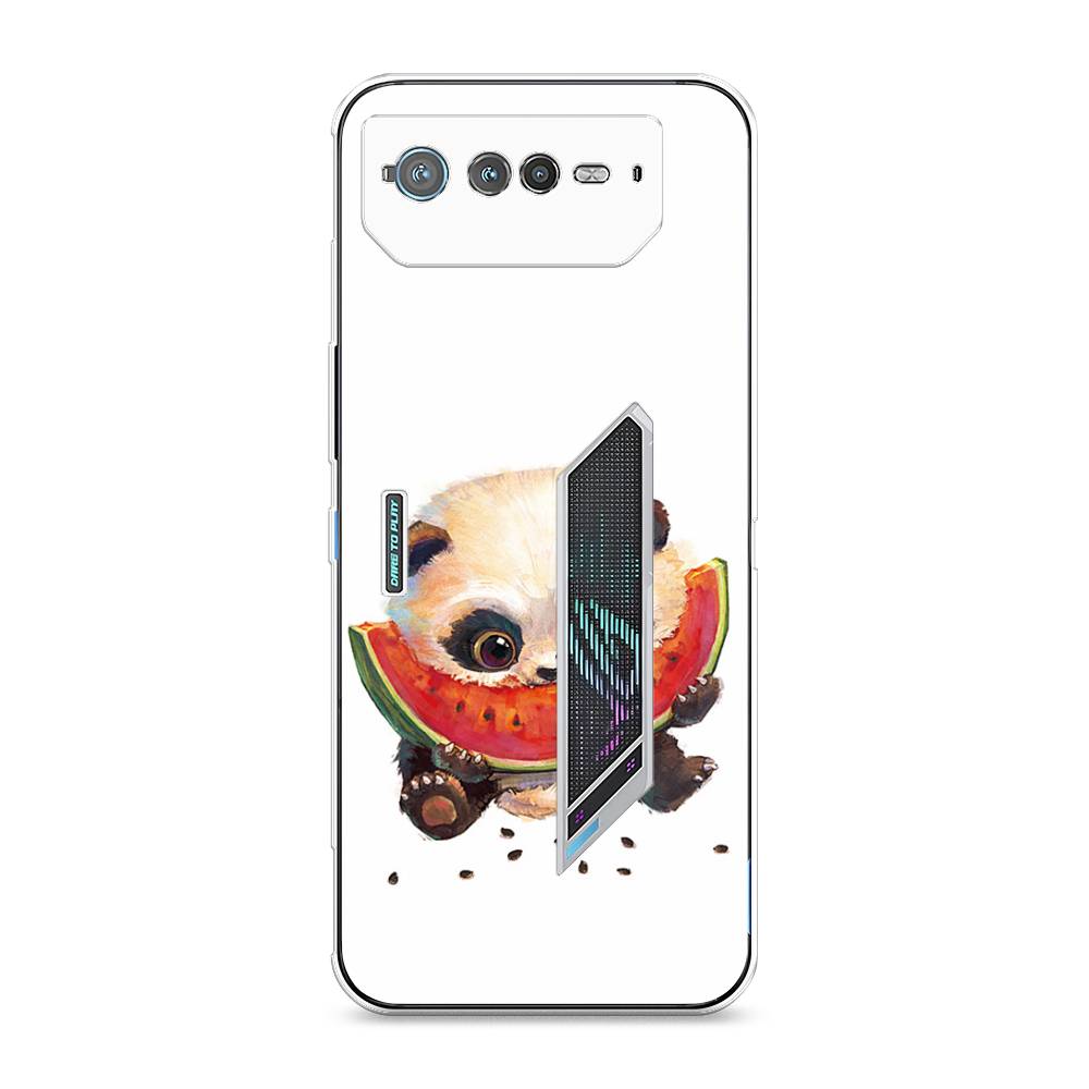 

Чехол Awog на Asus ROG Phone 6 "Малыш панды с арбузом", 44650-1