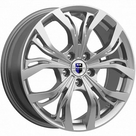 

Колесный диск K&K Аламида (КС701) 6x15 ET43 5x112 D57.1 Дарк платинум, арт. r71290, Аламида (КС701)
