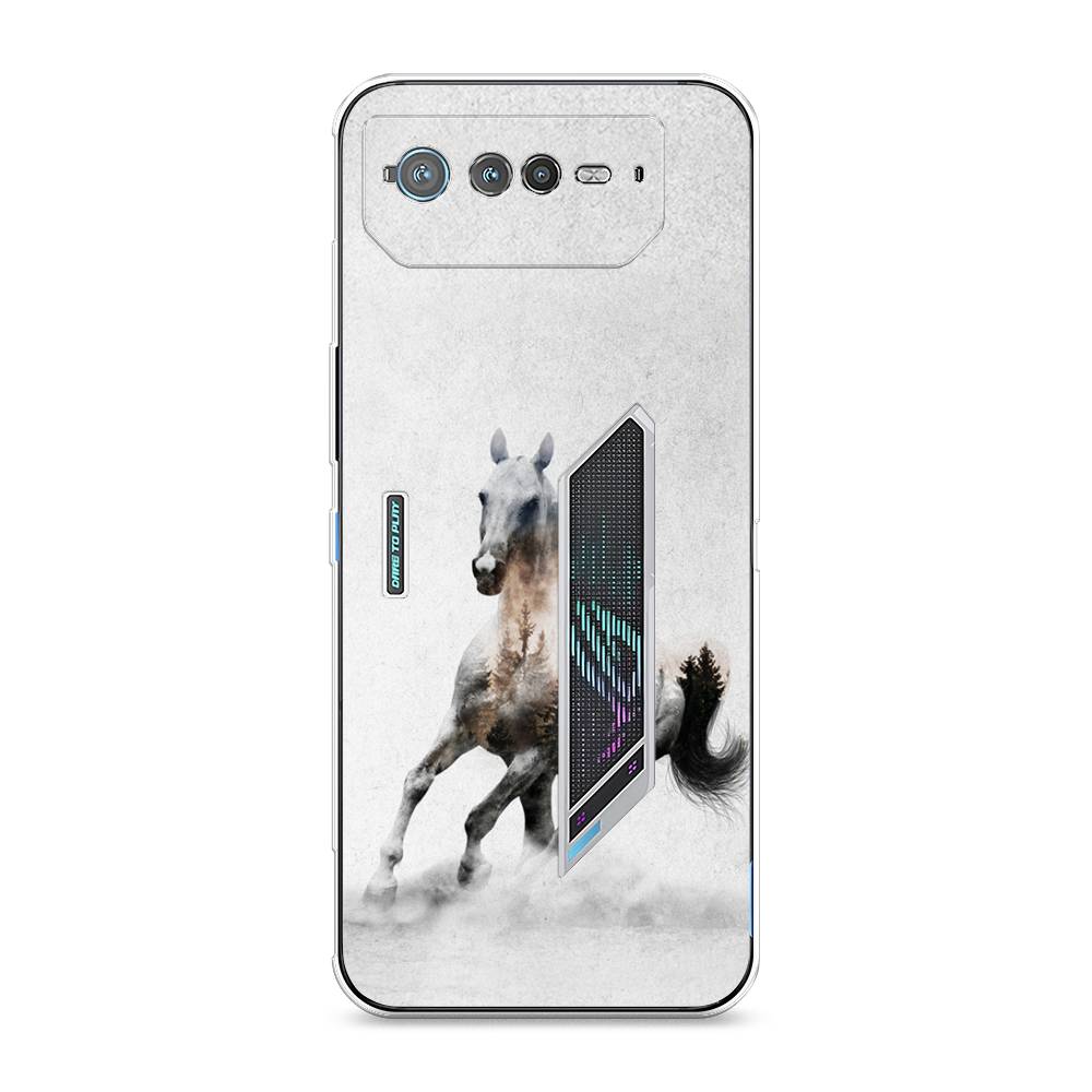 

Чехол Awog на Asus ROG Phone 6 "Лошадь лес", 44650-2