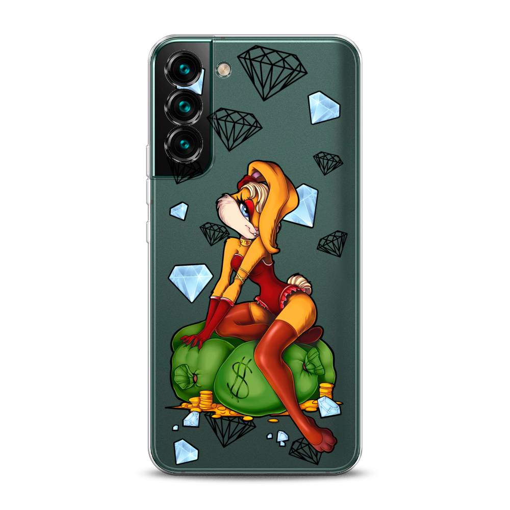 

Чехол на Samsung Galaxy S22 "Лола Банни с бриллиантами", Красный;оранжевый;зеленый, 2103850-6