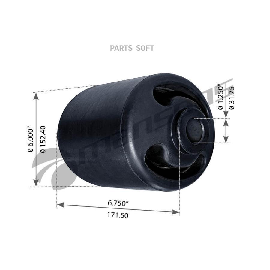 

Сайлентблок SAF d30.5 x d152 x 171