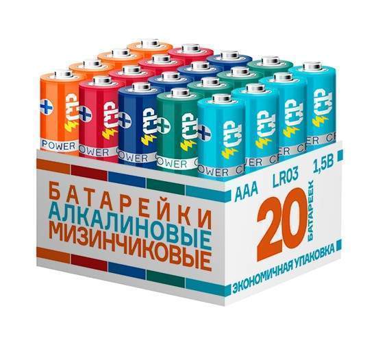 

Элемент питания CRAZYPOWER LR03/286 BULK20 MIX (20/120/480) (арт. 762151)