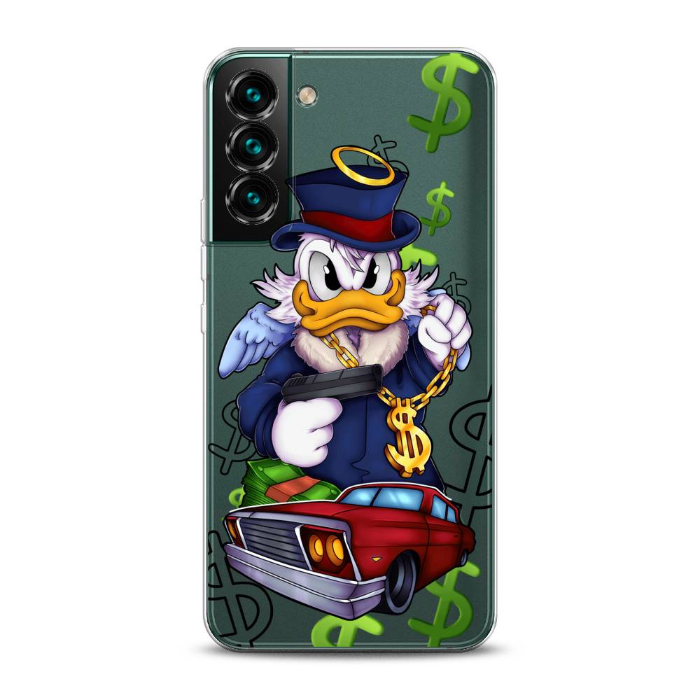 фото Чехол на samsung galaxy s22 "scrooge mcduck with a gold chain" case place