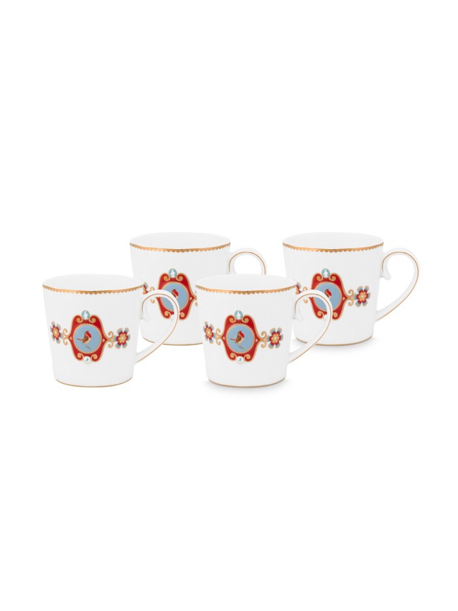 

Набор из 4 кружек Pip Studio Love Birds, 250 мл WW.51.002.289, Pip Studio Mug Set