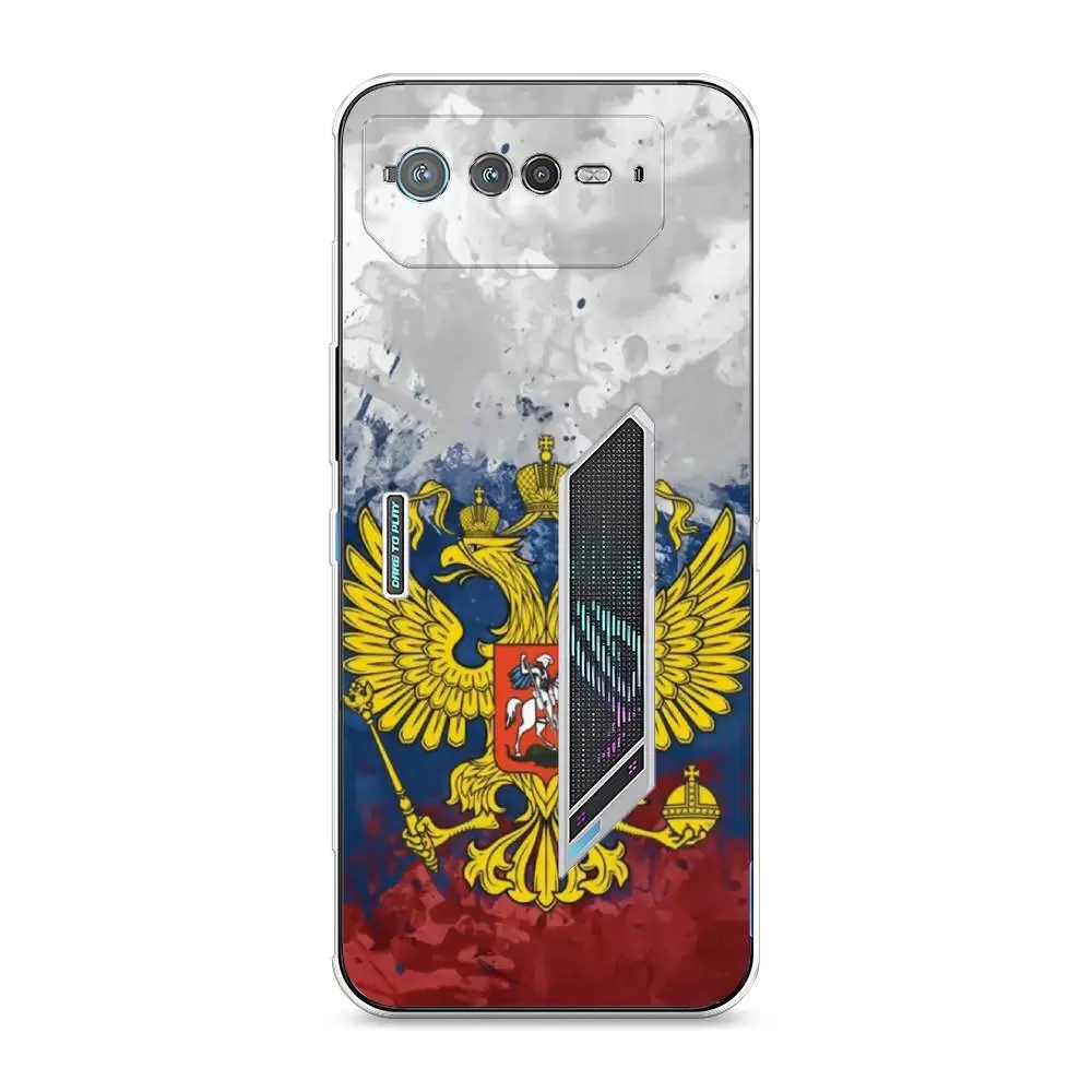 

Силиконовый чехол Awog "РФ" для Asus ROG Phone 6, Разноцветный;прозрачный, 44650-5