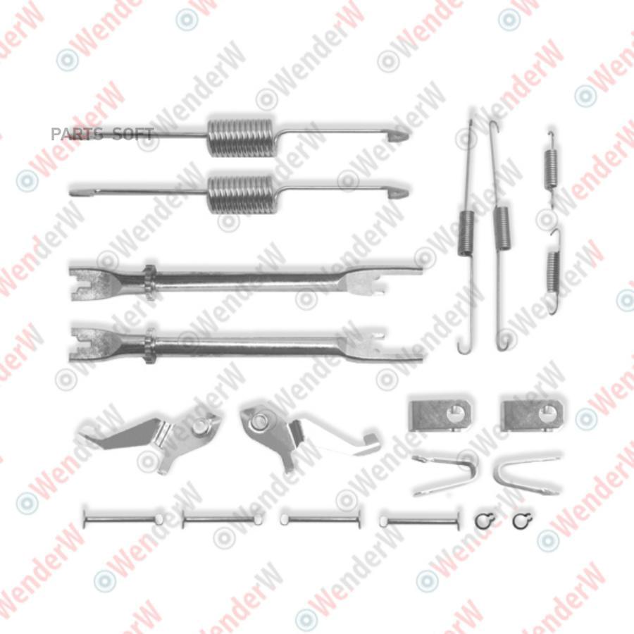 

Ремкомплект Монтажный Тормозных Колодок Mitsubishi WENDERW WE0279R