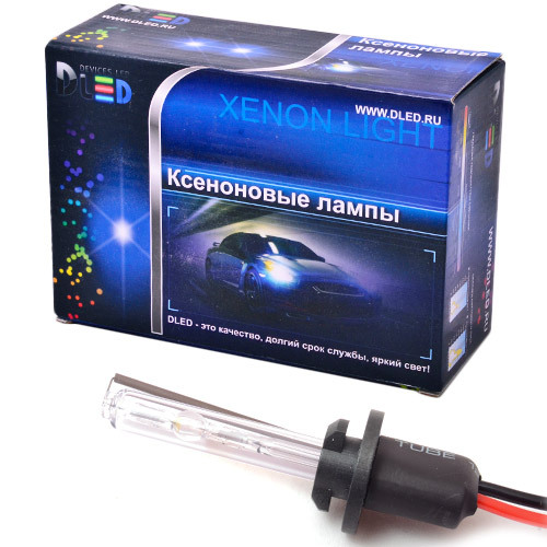 фото Ксеноновая лампа 24v dled с цоколем h27(880/881) 4300k