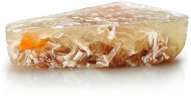 

Холодец Киты еды Домашний из мяса птицы и говядины