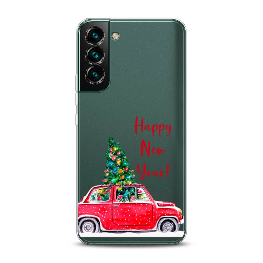 

Чехол на Samsung Galaxy S22 "Happy New Year", Красный;зеленый, 2103850-5