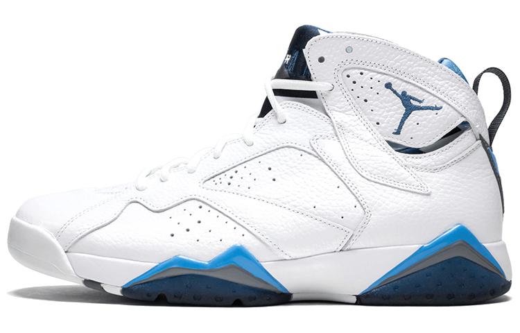 

Кроссовки унисекс Jordan Air Jordan 7 Retro French Blue (2015) белые 45 EU, Белый, Air Jordan 7 Retro French Blue (2015)